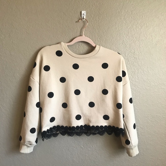 Zara | Sweaters | Zara Cream And Black 